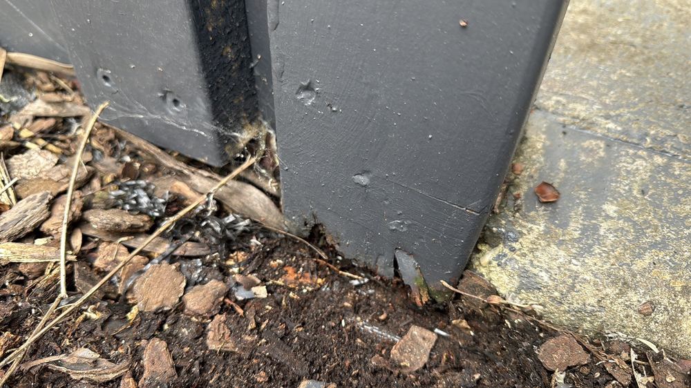 Balustrade loose and unsafe, needing fixing straight away, found during a pre-purchase inspection in Preston